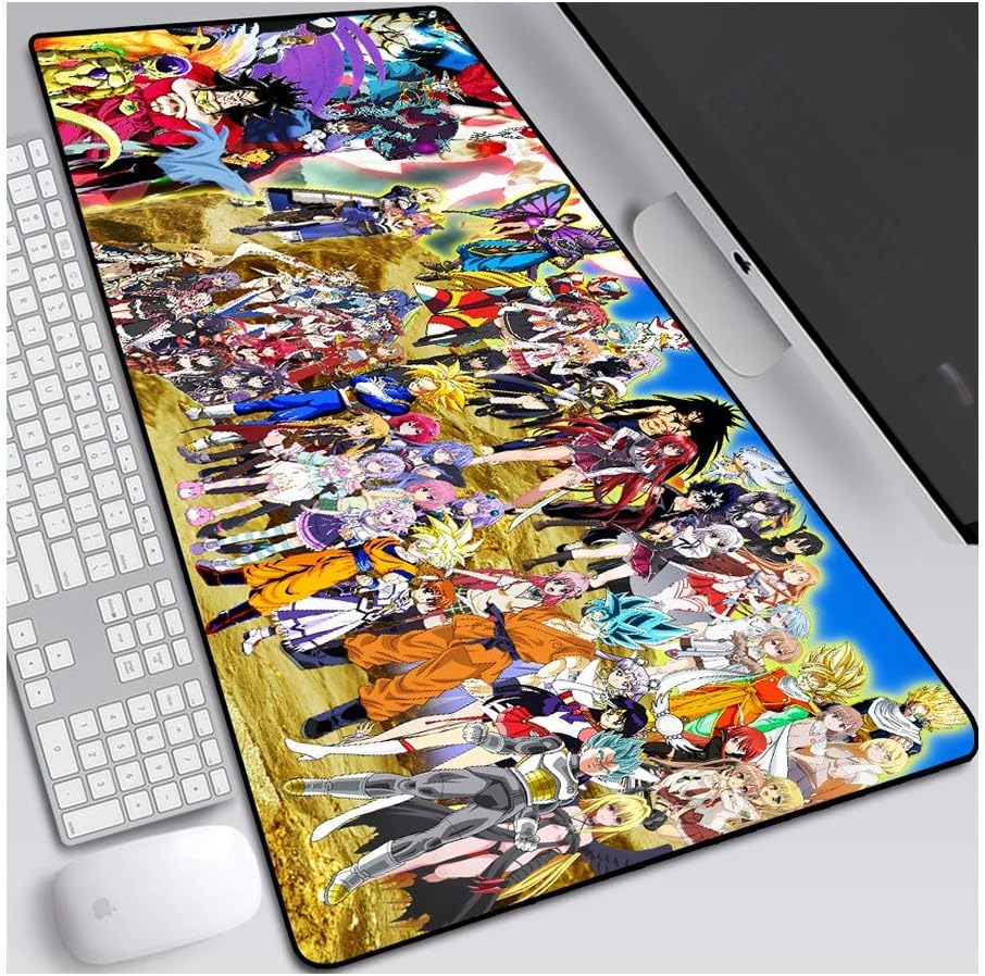 Mouse Mat Dragon Ball Game Office Mouse Pad, Non-Slip Rubber Bottom Pad For Pc, Pc,U