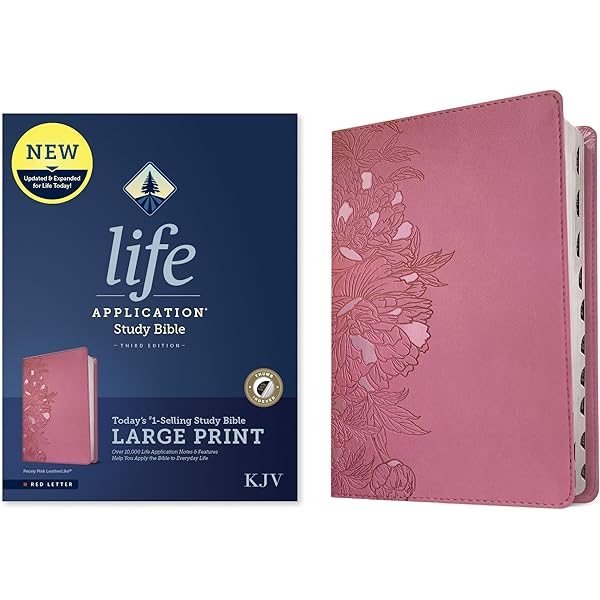 KJV Life Application Study Bible, Third Edition, Large Print