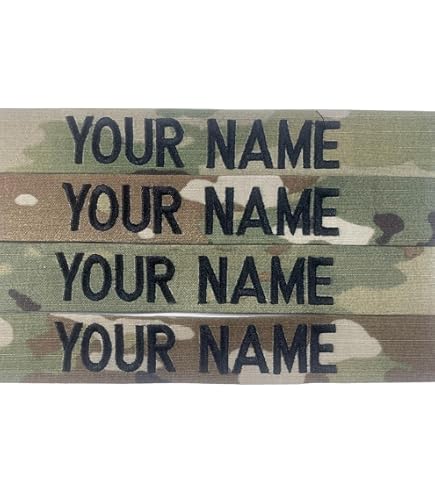3 Piece Custom Air Force Name Tape Set - SEW ON - 3-Color OCP