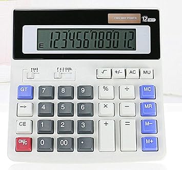 Amazon 12桁卓上電卓 Lianshi 千万単位表示 税計算 時間計算 日数計算 マルチ換算 計算状態表示 本格実務電卓 日数 時間 税計算 ビジネス電卓 文房具 オフィス用品