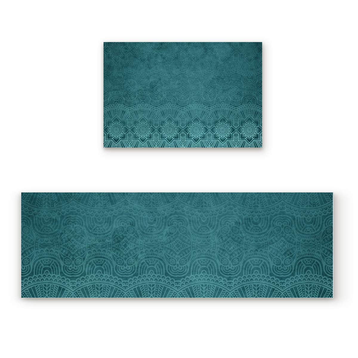 Best Teal Nonskid Kitchen Runner