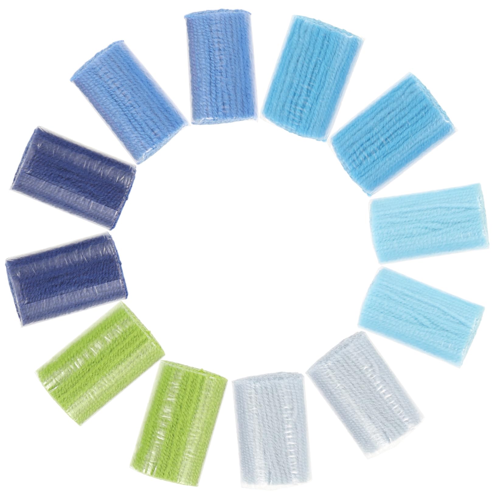 IWOWHERO 12pcs Carpet Embroidery Yarn Wool Area Rugs Threads Bundles Blanket Rugs Making Yarns Latch Hook s for s DIY Latch Hook Kit Wool Fiber Acrylic Replace