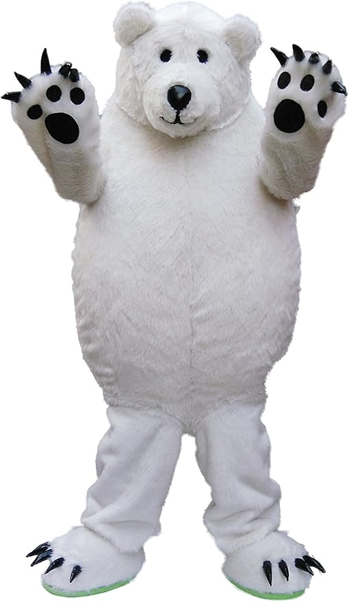 CostumeShine Polar Bear Mascot Costume Adult Costume Fancy