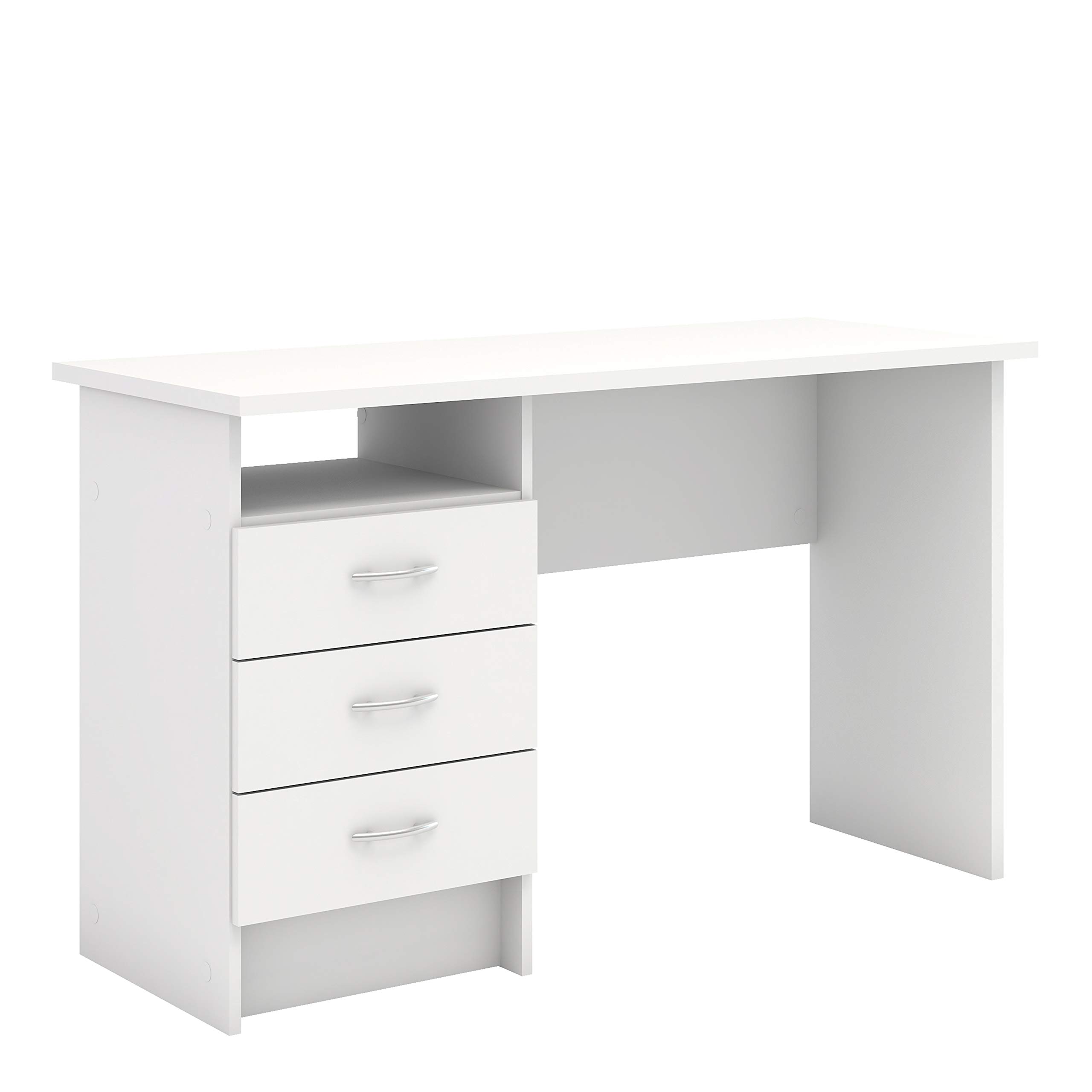 Furniture To Go Function Plus Desk 3 Drawers in White