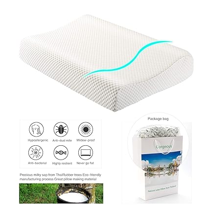 Amazon Com Gorgenius Neck Pillow Bamboo Adjustable Side Sleeper