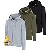 PURE CHAMP 3 Pack Fleece Hoodies for Men Long Sleeve Essentials Hoodie Cotton Active Athletic Workout Sweatshirts for Men