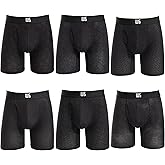 Warriors & Scholars Chafe Safe Pouch Modal Boxer Briefs For Men, Ultra Soft, Moisture-Wicking, Buldge Enhancing Underwear