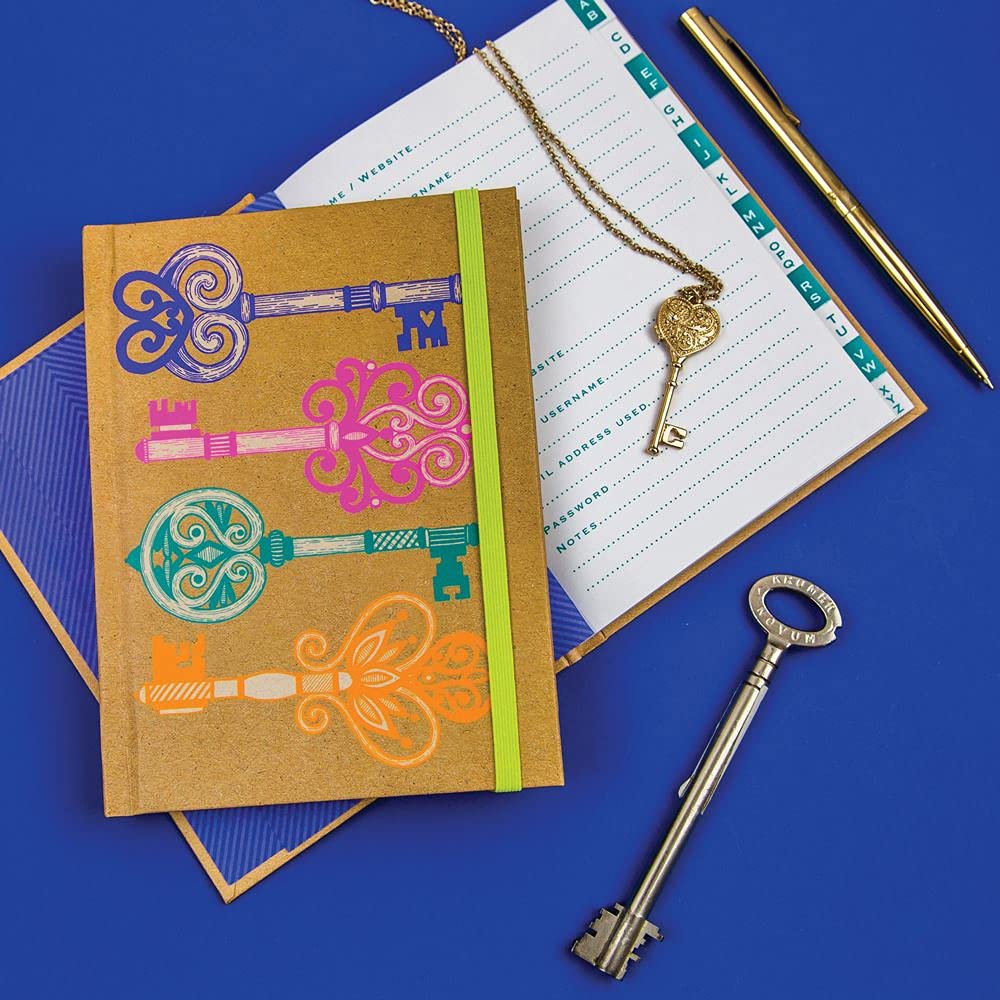 Rachel Ellen Designs Password Book – Vintage Keys Design