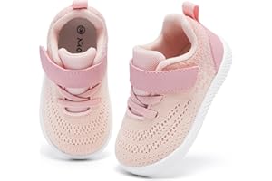 MORENDL Toddler Sneakers Baby Boys & Girls Barefoot Shoes Lightweight Breathable Walking Running Tennis Athletic Sport Shoes