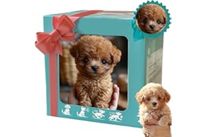 GENERIC 2026 New Upgrade Hopping Dog Interactive Electronic Plush Puppy Toy - Realistic Puppy Walking, Barking & Tail Wagging for Kids (Brown)