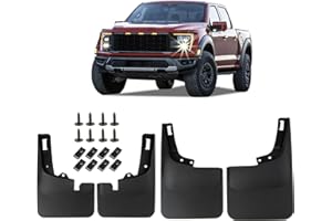 Kinwrdsn Mud Guard Mud Flaps Guards Splash All Weather Guard Mud for 2021 2022 2023 Ford F150 Mudguards Mudflaps Guards Front & Rear Set of 4
