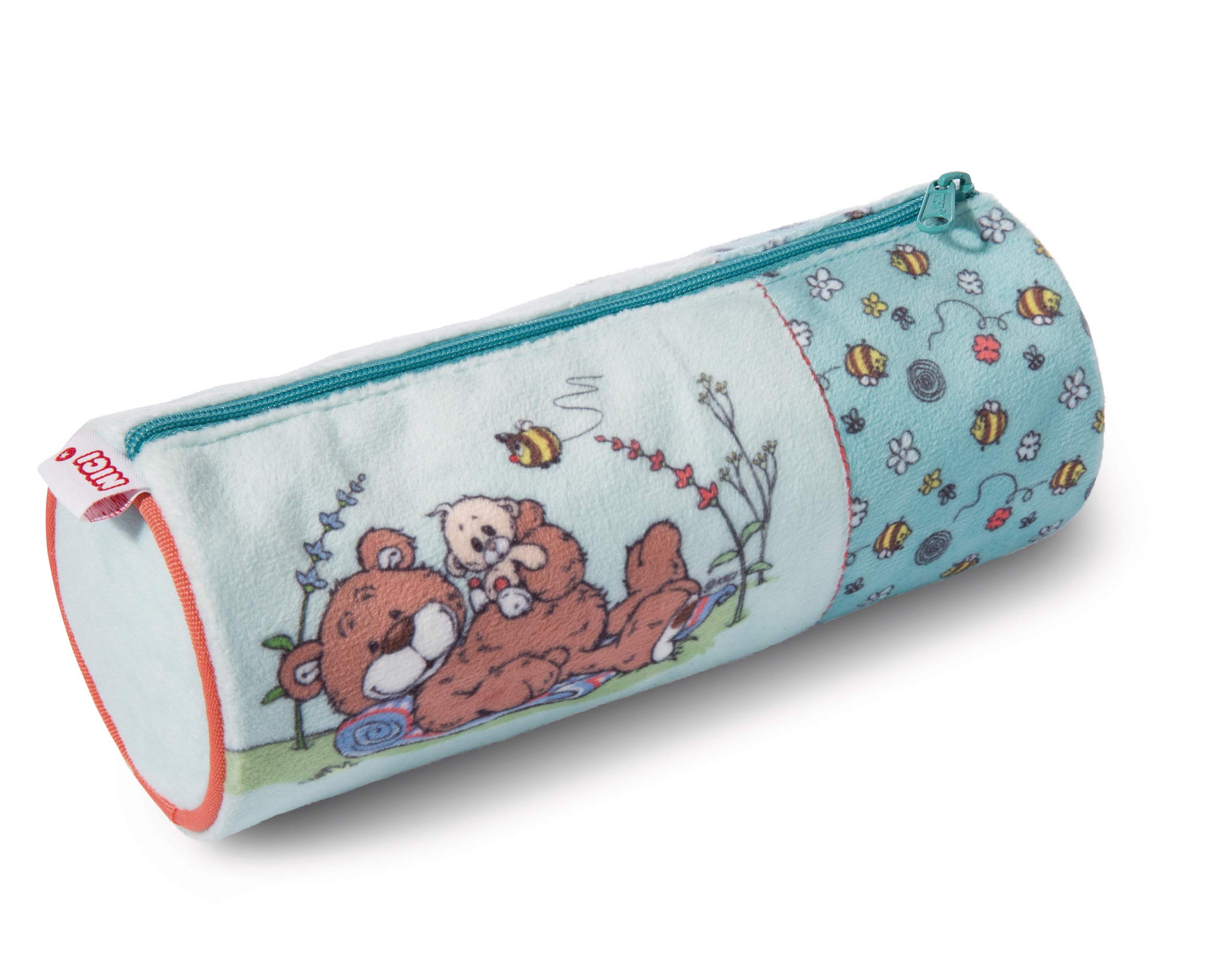 NICI Pencil pouch Classic Bear round, 20x8 x 8 cm