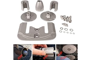 yourour CMBRAVO3KITA Aluminum Anode Kit for Mercury Bravo III Bravo 3 (2004 2005 2006 2007 2008 2009 to Present) Replace OEM 
