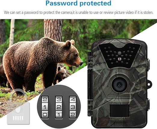 Amazon ワイルドアニマルトレイルカメラ12mp 1080p 940nmは 野生動物の写真やビデオを撮影するために使用されています2 31インチtftスクリーントラッキング監視ハンティングカメラカモフラージュ Ymxljj スポーツ アウトドア