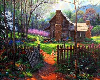 CCEEBDTO Adulto Puzzle 500 Piezas De Rompecabezas Puzzles Paisaje De Casa De De Bosque DIY Educativo Puzzle Navidad Decoración para El Hogar Regalo 52X38Cm: Amazon.com.mx: Juegos y juguetes