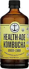 Health Ade, Kombucha Ginger Lemon Organic, 16 Fl Oz