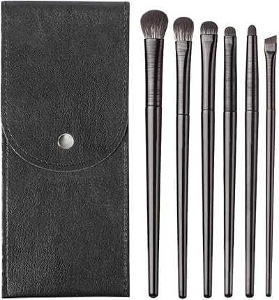 LacyMC Eye Makeup Brush Set Angled Precision Eyeshadow Tools Blending Defining