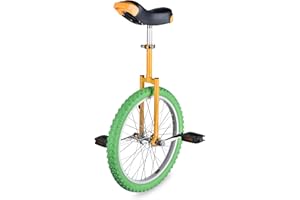 ZeHuoGe 20" Wheel Unicycle with Excellent Manganese Steel Frame Leakage Protection Mute Bearing Cycling Outdoor Sports Fitness Exercise US Delivery