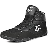 ZVC Wrestling Shoes Men Boxing Shoes for Fighting Shoes Powerlifting Bodybuilding Boots Footwear
