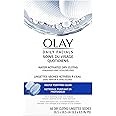 Olay Cleansing Wipes, Daily Facials, 5 in 1 Power of a Makeup Remover, Scrub, Toner, Mask and Cleanser - Fragrance-Free, Text