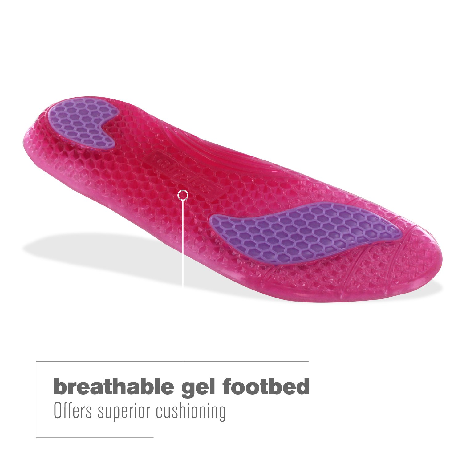 Airplus Gel Orthotics 3/4 Length for Men and Women, Designed to Fit in Any Shoe, Supports Your Heel, Arch, and Ball of Foot