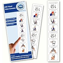 Tableau Visuel D'apprentissage De La Propreté – Planche Laminée étape Par étape Avec Autocollants Colorés, Pour Enfants Et Besoins Spéciaux