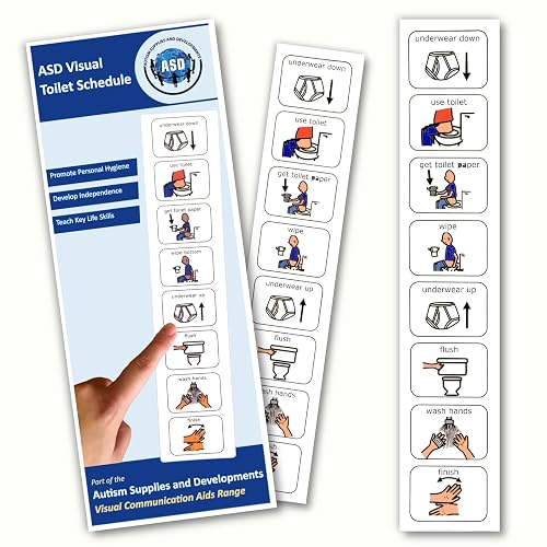 Potty Training Visual Schedule – Premium Durable Plastic – Teach Kids ...