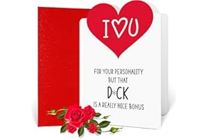 WILLUCK Gifts for Him Husband on Valentines day - Mens Valentines Gifts, Funny Card - Anniversary Naughty Gifts for Him Men - Valentines Day Birthday Card Gifts for Husband, Boyfriend, Fathers Day