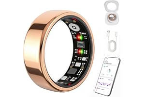 Smart Ring for Women Men, Health Fitness Ring Gen 3 with Free App No Subscription Fee, Stress &amp; Sleep Monitor, Heart Rate &amp; Step Tracker, IP68 Waterproof, Android/iOS Compatible (Rosegold,8)4.3 out of 5 stars 431 offer from $49.98