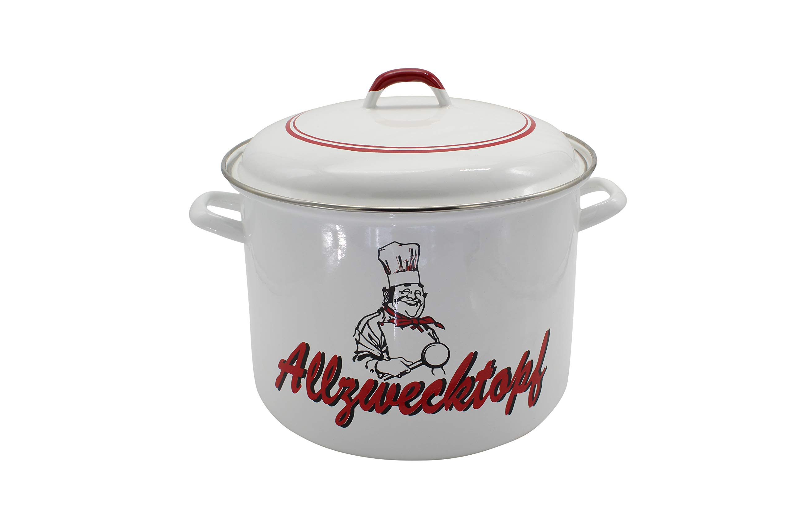 Karl Kruger Koch Decor All Purpose Pot, 14 L White 30 x 28 x 30 cm