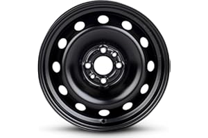 ROAD READY WHEELS For 2012-2019 Fiat 500 15 Inch Painted Black Rim - OE Direct Replacement - Road Ready Car Wheel