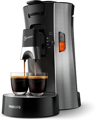 Senseo Select Kaffeepadmaschine, Silber, 3 Spezialitäten
