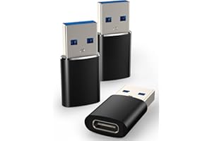 BRV EXPLORER USB to USB C Adapter 3 Pack [10Gbps], USB C Female to A Male Charger Type C Cable Converter Compatible with iPhone 15 14 13 12 Plus Pro Max, iPad Air 5 4 Mini 6, Samsung Galaxy S23+ S22 S21, Pixel 5