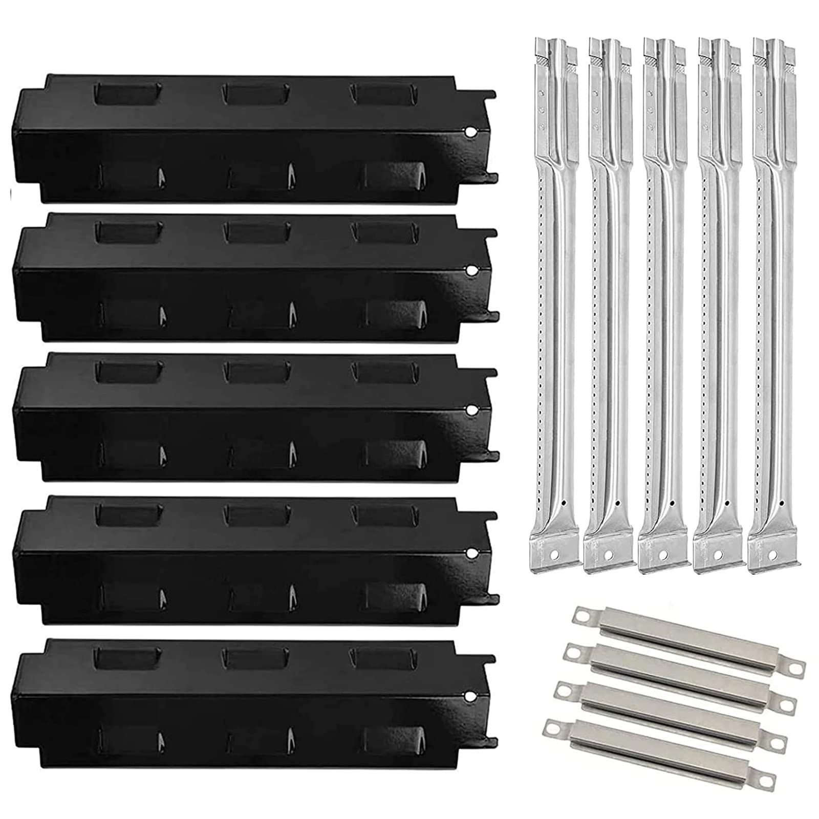 Photo 1 of Grill Parts Kit for Charbroil CharBroil 463230515, 463230512, 463230513, 463230514, 463239915, 463230511 Grills, Grill Burner Pipe, Heat Plate Tent, Crossover Tube Replacement for Kenmore Gas Grills