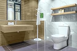 20-Pack Peel and Stick LuxWhite Marble Tiles