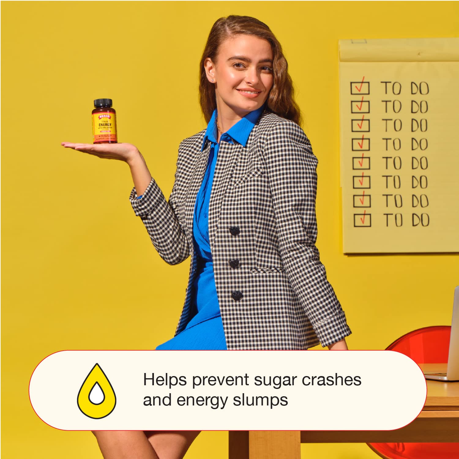 Bragg Apple Cider Vinegar True Energy Capsules 6 B Vitamins