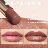 Oulac Chocolate Brown Lipstick Moisture Shine Hydrating Lipstick view 5