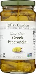 Jeff's Garden, Peperoncini Grrek Golden Whole, 12 Ounce