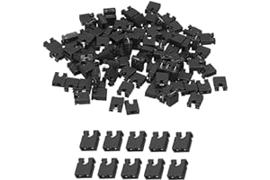 100pcs California JOS 2.54mm Black Jumper Caps Standard Circuit Board Jumper Cap Shunts Short Circuit Connection Pin Blocks