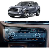 LANTU for Infiniti QX60 screen protector 2022 2023 2024 2025 2026 qx60 Accessories Air Conditioner Nano Touchscreen Protector Film HD Clear Anti Fingerprint-2 Pack
