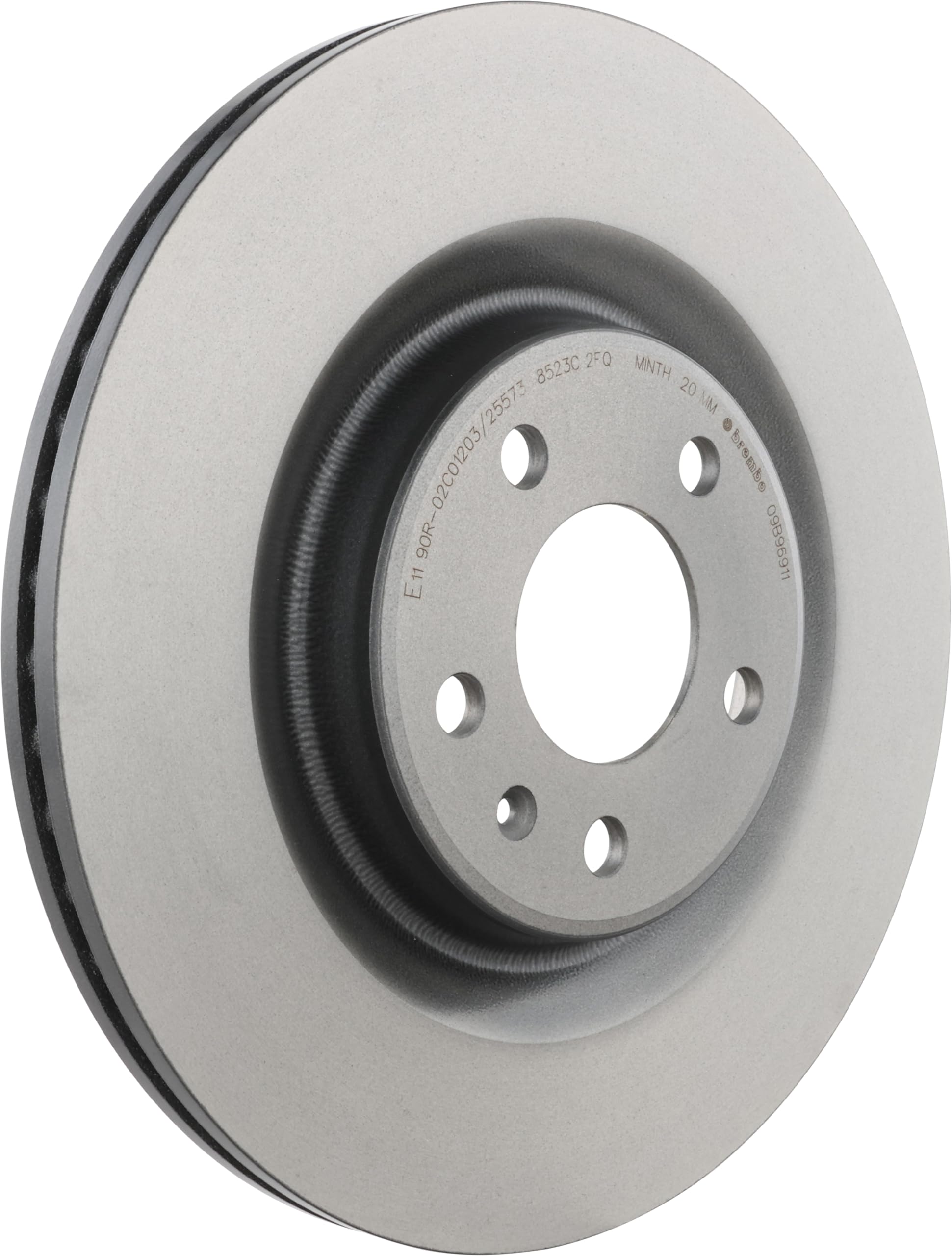 Brembo 09.B969.11 UV Coated Pillar Vented Rear Brake Rotor AUDI/AUDI ...