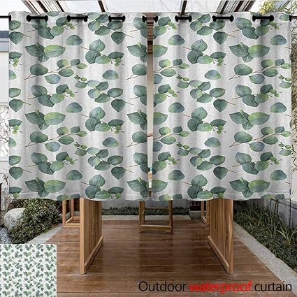 Amazon Com Andytours Thermal Insulated Blackout Curtains Leaf