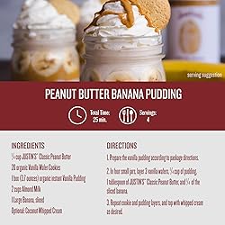 JUSTIN'S Classic No Stir Gluten-Free Peanut Butter