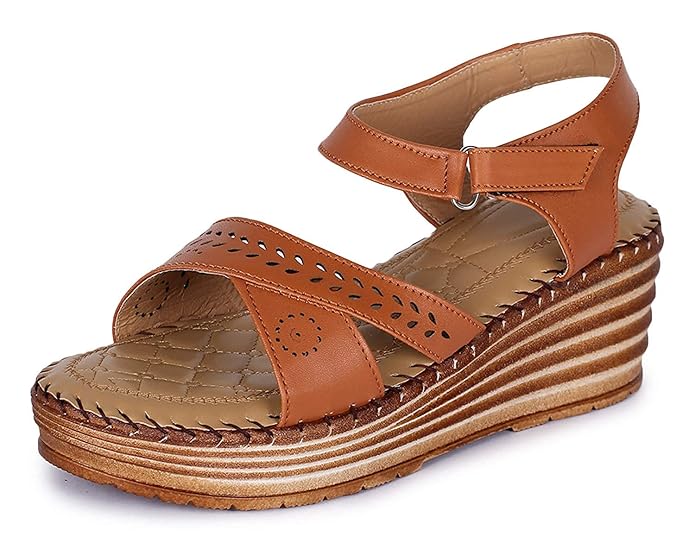 Buy TRASE Doctor Stacy Ortho Wedges Sandals for Women (with Comfortable