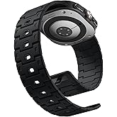 Bandletic Sport Magnetic Band Watchband Compatible with Samsung Galaxy Watch Ultra 47mm Band (2025/2024), Silicone Waterproof Strap Replacement Bands for Galaxy Watch Ultra for Men Women, Black