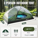Forceatt 2-3 Person Camping Tent PU3000mm Waterproof Lightweight Portable view 3