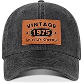 80/70/60/50th Birthday Gifts for Him Her, Unique Ideal Gifts 1945/1955/1965/1975 Vintage Hat for Men Women