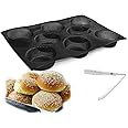 Silicone Hamburger Bread Forms Silicone Hamburger Buns Perforated ...