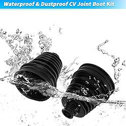 ACROPIX 2pcs CV Joint Boot with 4 Stainless Steel