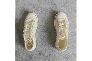 SSBEAUTY M 1:6 Scale Figure Shoes Sneakers Shoe for 1/6 12 inch Female Action Figure Phicen TBLeague (White)